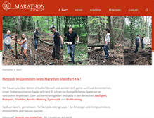 Tablet Screenshot of marathon-steinfurt.de